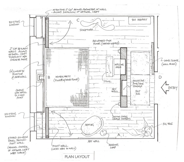 Meditation Space Plan