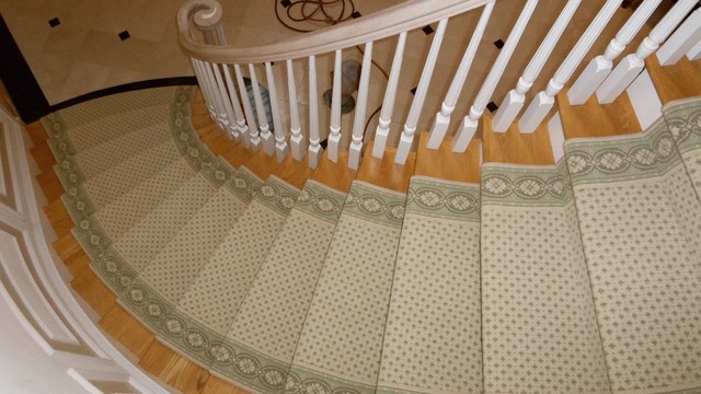 Custom Stair & Hall Runners traditional staircase