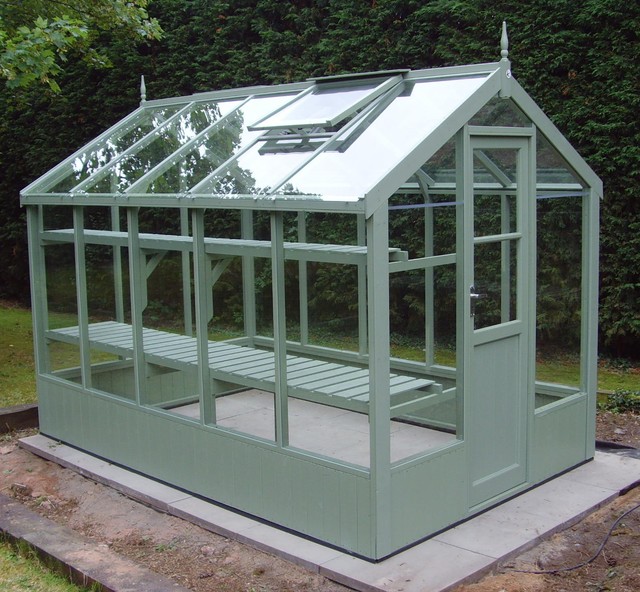 Wooden Greenhouse - Traditional - Greenhouses - other 