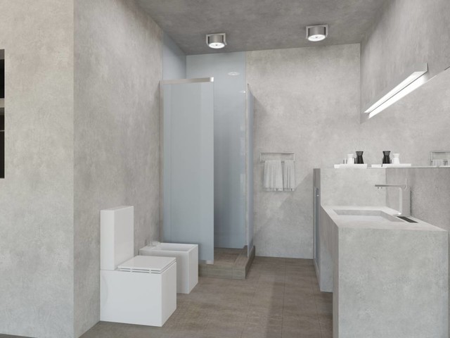 Studio on Northern Ave. in Yerevan, Armenia contemporary-bathroom
