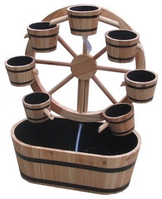 Outdoor Fountains, Garden Wood Fountains -indoor-fountains