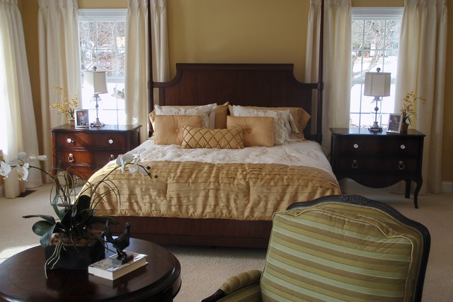 Traditional Master Bedroom, Model Home traditional-bedroom