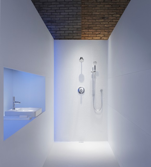 Sleek Contemporary Shower contemporary-bathroom
