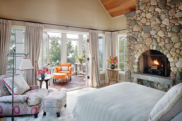 traditional bedroom by Alan Design Studio