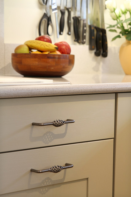 Sage Painted Oak Shaker Kitchen contemporary