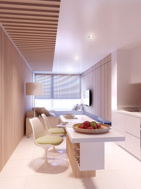 Double bay residence contemporary rendering