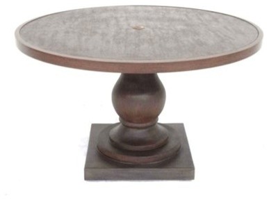 Allen + Roth Meridale 48-inch Round Pedestal Table - Contemporary
