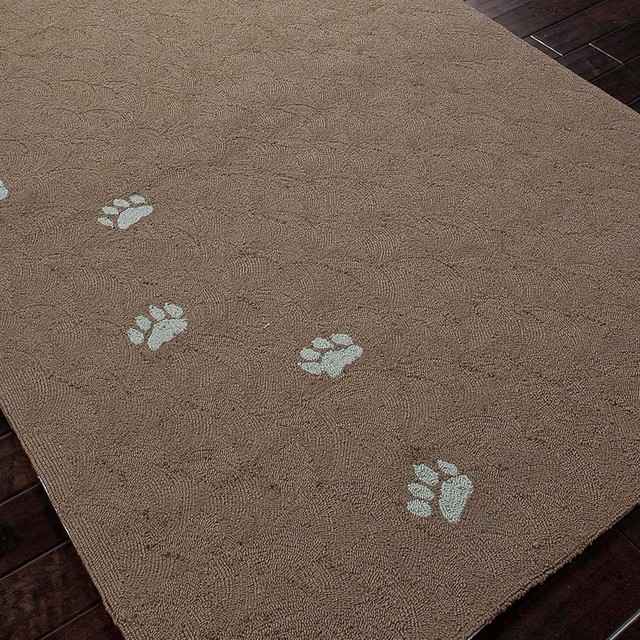 Whimsical Dog Paws Outdoor Rug Outdoor Rugs by Shades of Light