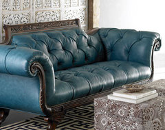 Old Hickory Tannery Lariette Duncan Sofa traditional sofas