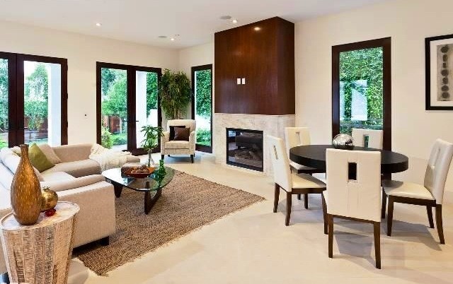 Home Staging - Beverly Hills, CA contemporary living room