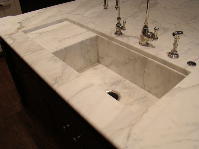 custom granite kitchen sink