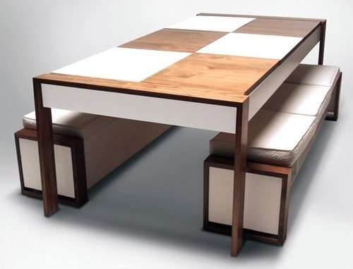 Contemporary Dining Room Sets with Benches
