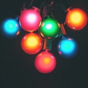 G50 Globe Party Light String Set - Multicolored Bulbs - Tropical - Outdoor Rope And String ...