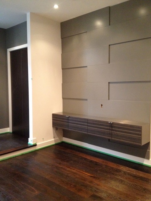 Modern style cabinetry modern living room