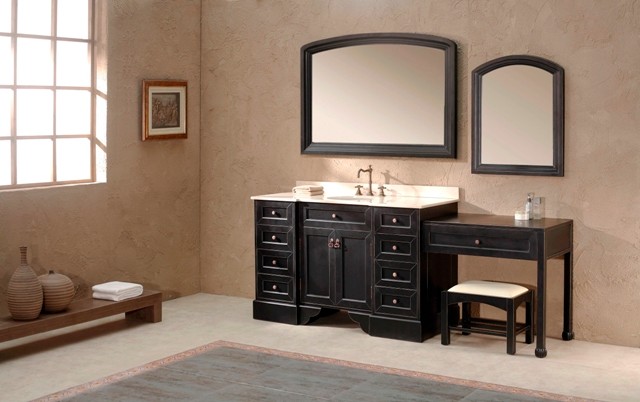  Bathroom Vanity in Ancient Black traditionalbathroomvanitiesand