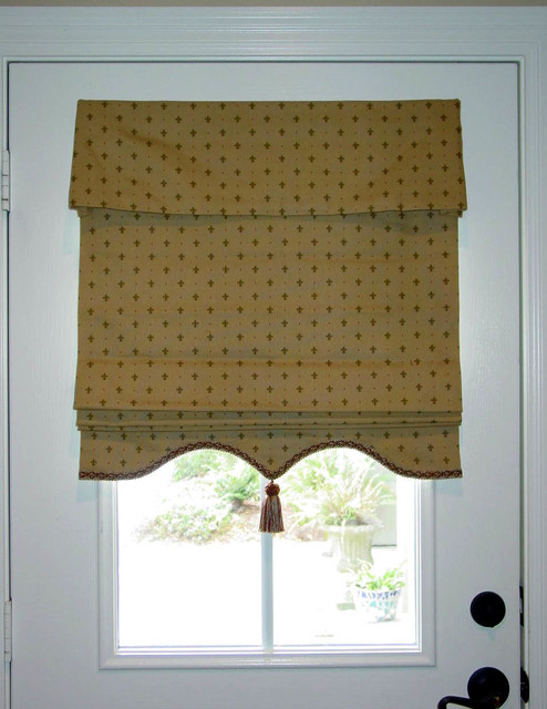 Roman Shade With Valance Traditional Other Metro By Pas Interiors Llc 2141