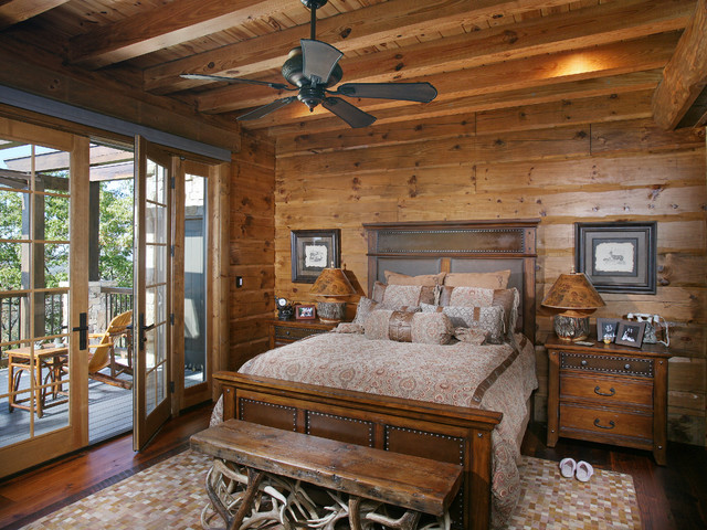 Wild Turkey Lodge Bedrooms - Rustic - Bedroom - atlanta