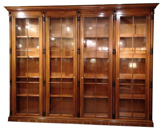 Italian Bookcase Library with Glass Doors 22,000 Est. Retail
