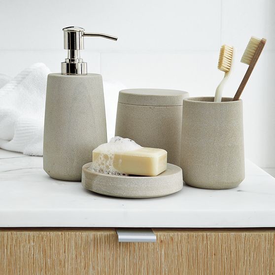 Stoneware Bath Accessories  Modern  Bathroom Accessories 