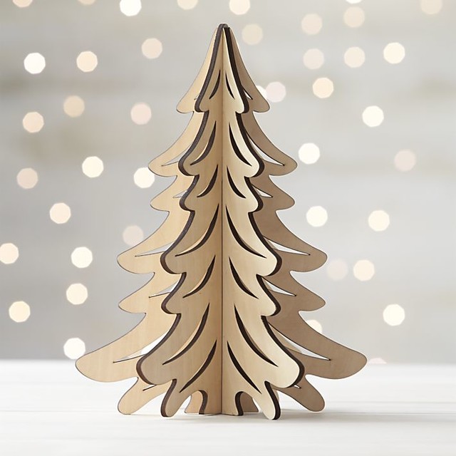 large natural laser cut tree contemporary holiday large natural laser cut tree contemporary holiday