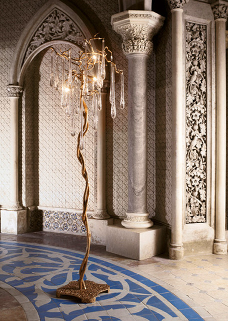Aqua Floor Lamp - Eclectic - Floor Lamps - los angeles - by Shelley