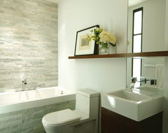 California Cool in the Castro-Bathroom contemporary-bathroom