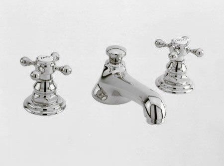 Faucets Bathroom on Faucet With Metal Cross Handles   Traditional   Bathroom Faucets   By