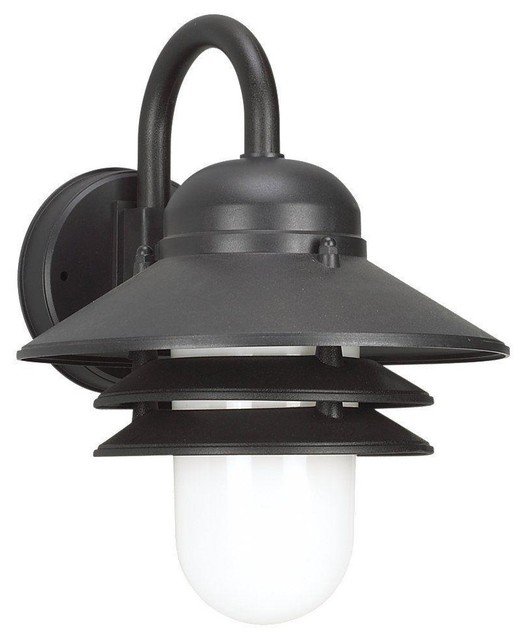Sea Gull Lighting-83055-12-Nautical - One Light Outdoor Wall Mount - Transitional - Outdoor Lighting