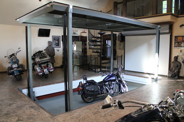auto elevator PhantomPark - Contemporary - Garage And Shed ...