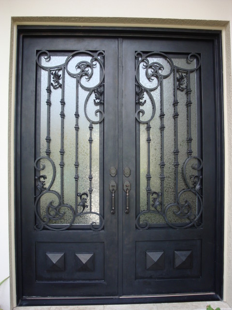 Front Iron Door Design Table And Chair And Door