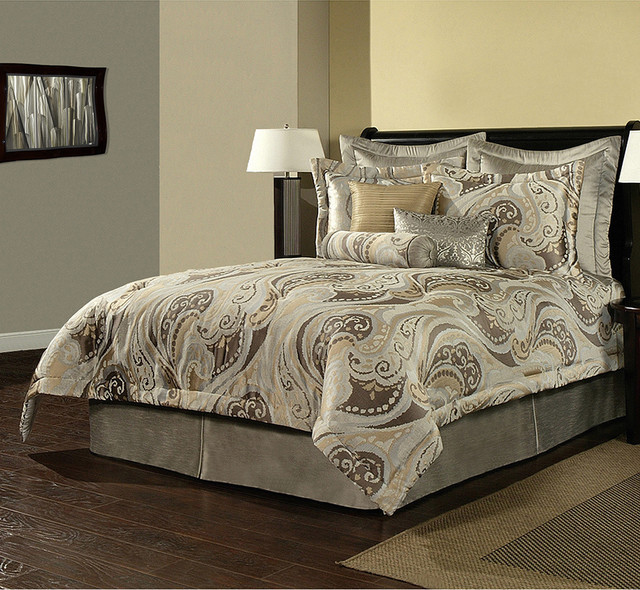 sherry kline bel air paisley 4 piece luxury comforter set sherry kline bel air paisley 4 piece luxury comforter set