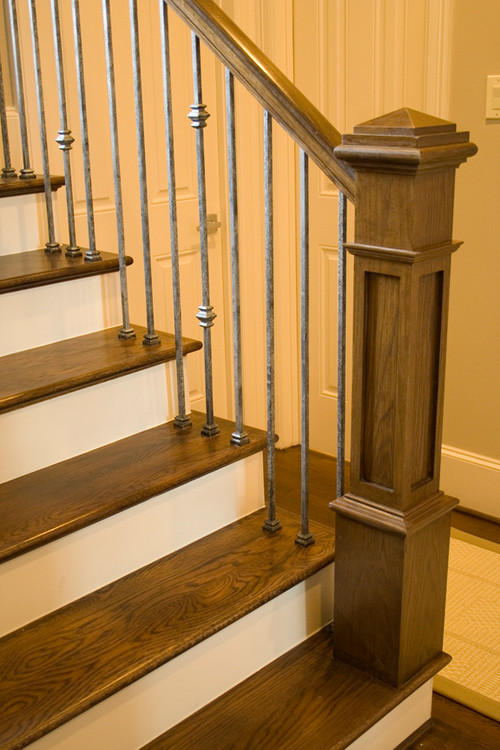 The new Craftsman style staircase