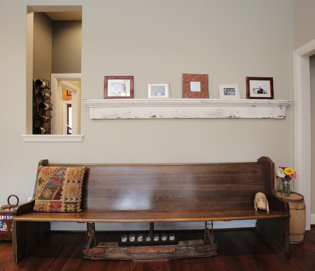 Bench Seating Detail - eclectic - living room - dallas - by ...