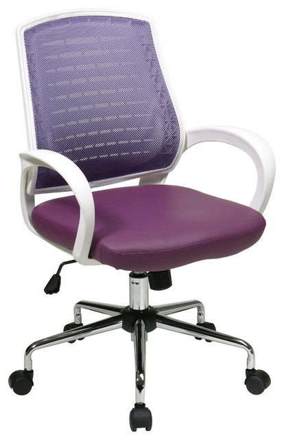 purple desk chair