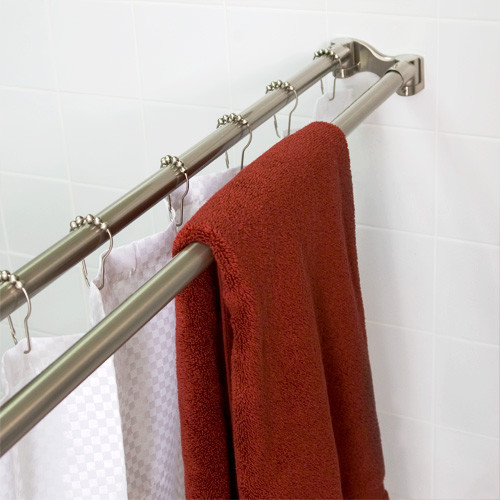 Double Shower Curtain Rods