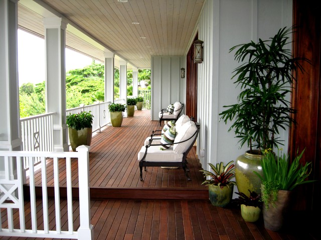 Tropical Front Porch Ideas
