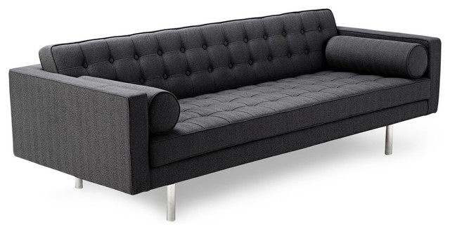 modern grey sofa