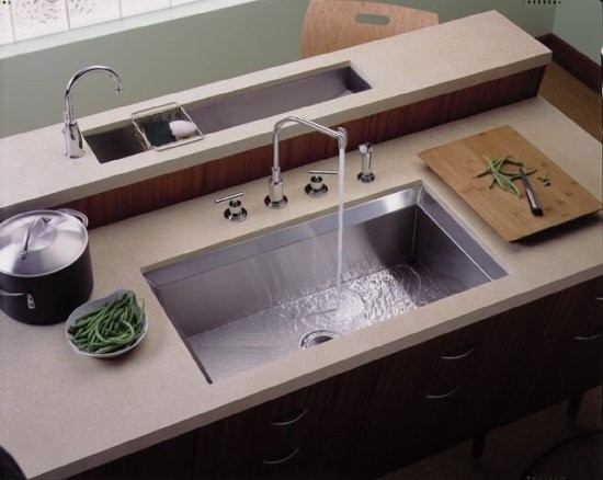 ... Basin Kitchen Sink with M - Contemporary - Kitchen Sinks - by