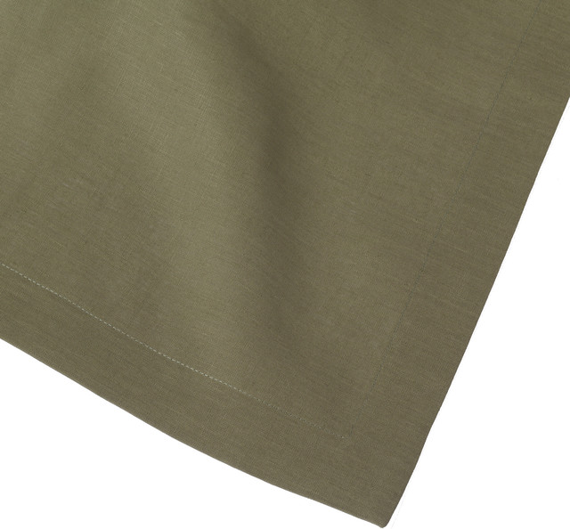 round Contemporary Green Table for  72  Sage   Table Linen Olive  table   table runner 14x90 Runner