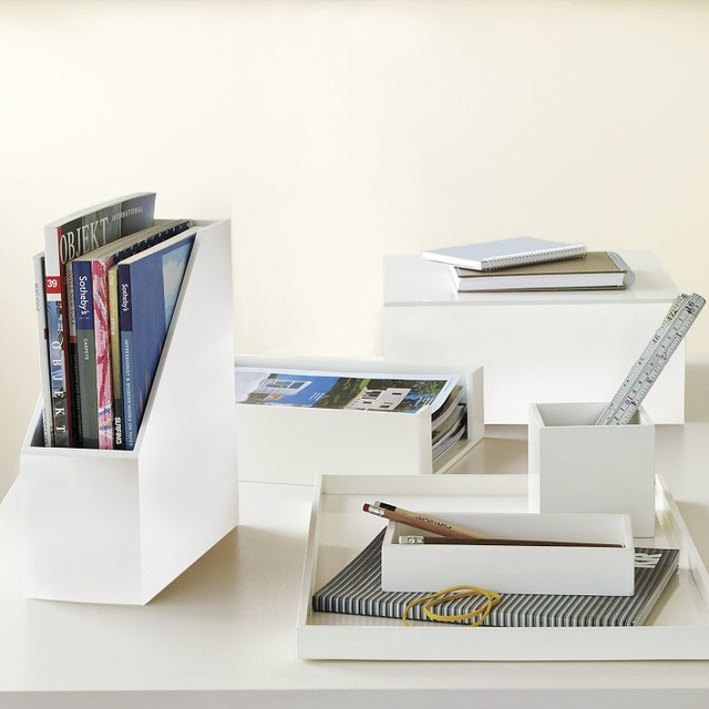 Lacquer Office - modern - desk accessories - by West Elm