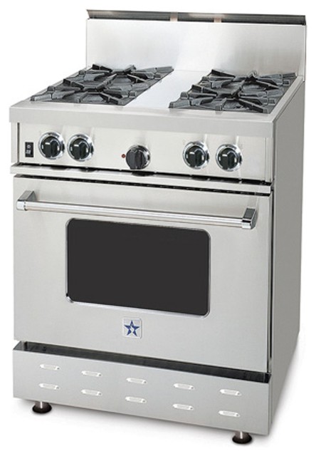 30" BlueStar RNB Range - Modern - Gas Ranges And Electric Ranges ...