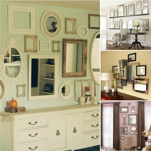 Mix and match frames for a wall collage?