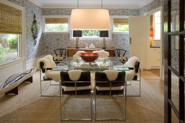 modern dining room by Emerick Architects