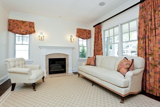Custom Home (Rye, NY) traditional-living-room