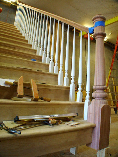 Our Shop and Job Site Photos staircase