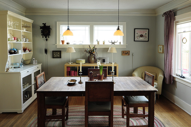 eclectic dining room by Julie Smith