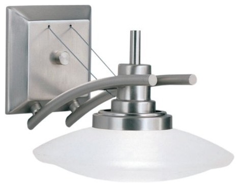 Kichler Structures Bathroom Sconce - 9W in. Brushed Nickel ...