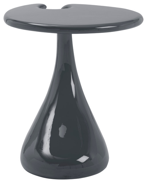 Galan Side Table High Gloss Black Modern Side Tables And End