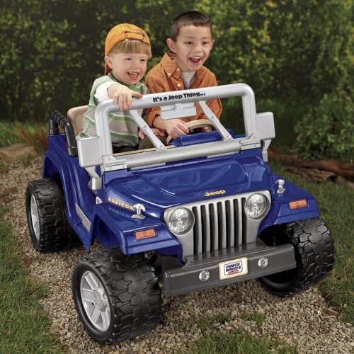 Fisher-price battery powered power wheels jeep wrangler rubicon