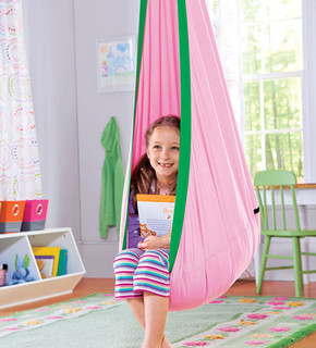 Hugglepod, Children's Canvas Hanging Egg Chair ...